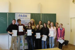 Slavnostní předávání certifikátů